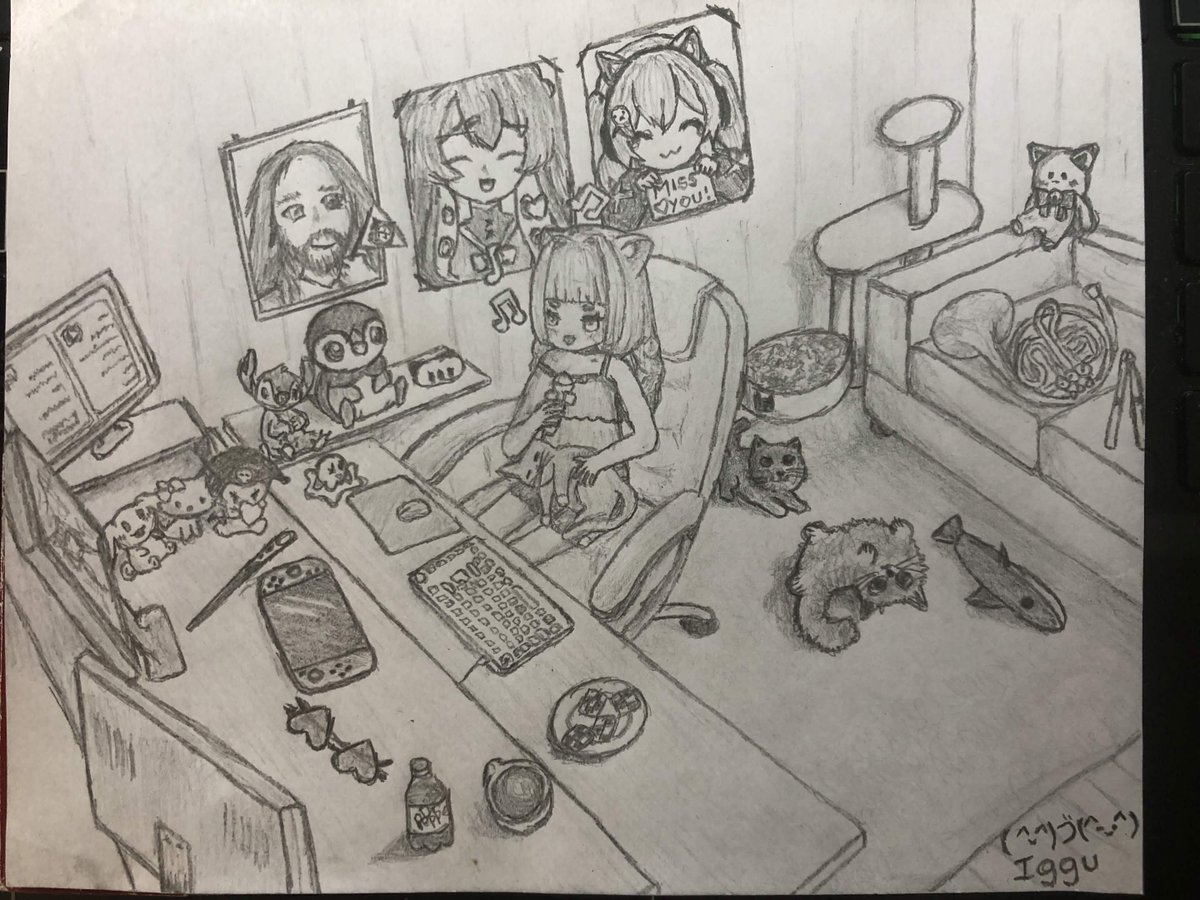 8BitIggu's tweet photo. It's Asmon-papa anniversary day!~ So what better way to celebrate than to make this for you and fill it with things you love, cherished memories, your wives; Berry &amp; Nyana, and, of course, Asmon-papa, himself. (˶ᵔ ᵕ ᵔ˶)
@cipp #おえかしい https://t.co/KGSEfxrHlq