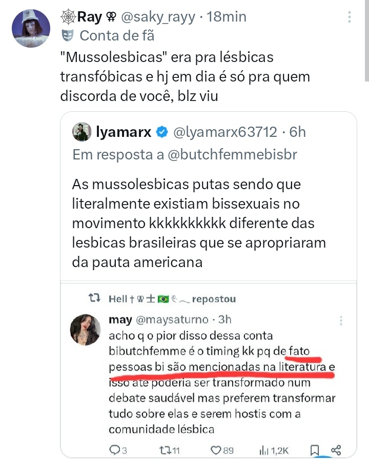 lyamarx63712's tweet photo. Elas estão incomodadas com fatos agora.. complicado https://t.co/mdnJxD1I80