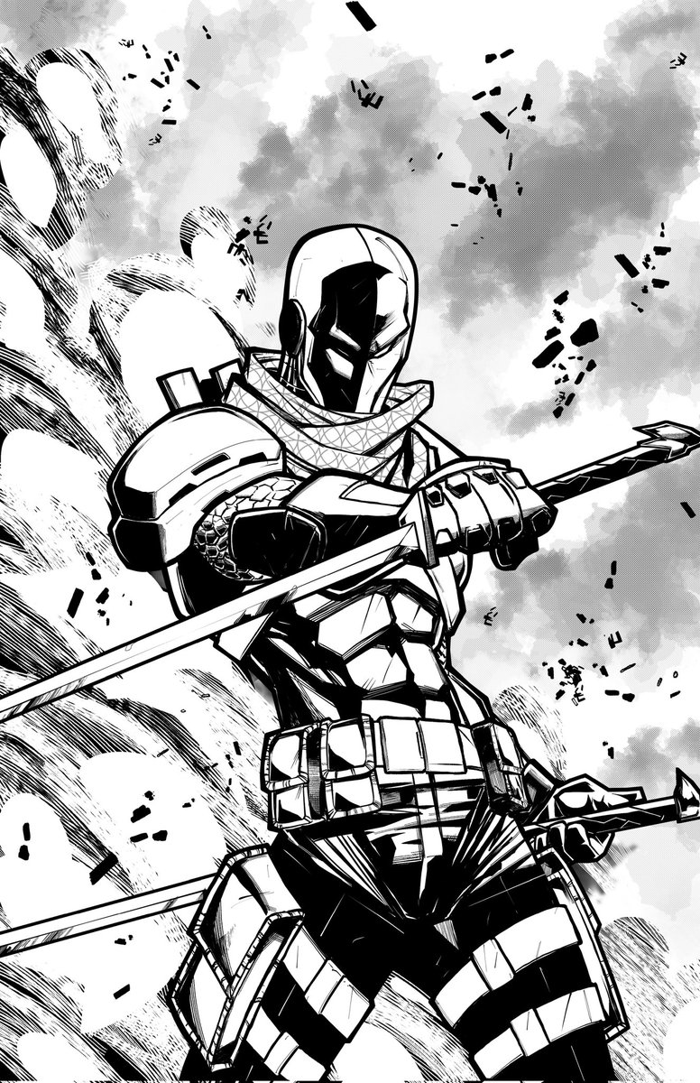 RawPower007's tweet photo. A little Deathstroke fan art. https://t.co/xo3Nmh6HYF