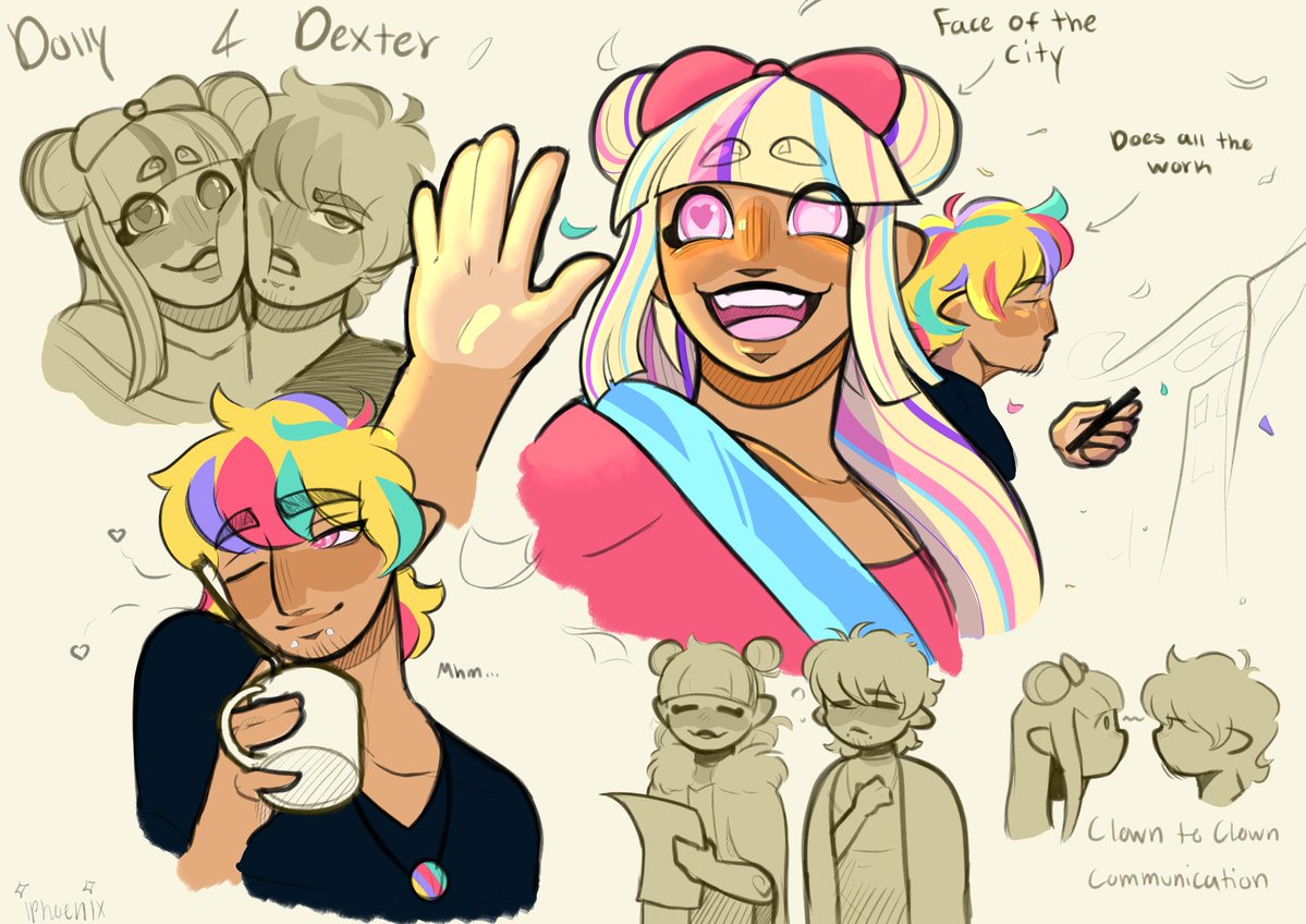 iPhoenix43's tweet photo. Oops forgot to post this when i finished 😭

[#dollysfactory #au] https://t.co/f5JOoOQefU