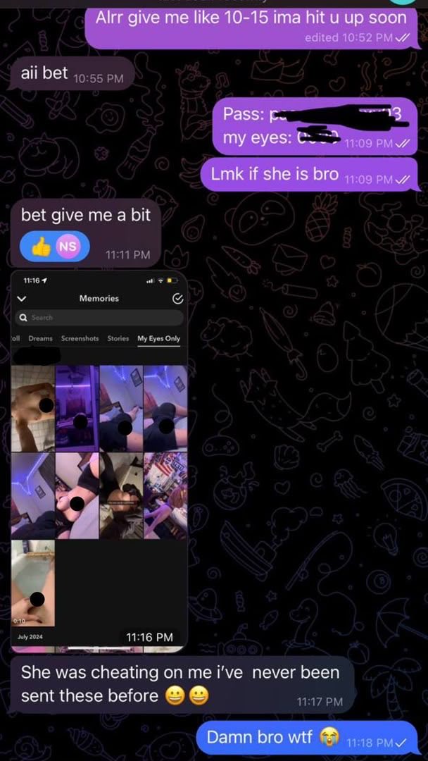 PisipiSinemm's tweet photo. "My Eyes only" undetected and crack her Snapchat memories to expose an unfaithful girlfriend**
Just look at what she has on her 'my eyes only! ag #Snaphack #nolimit #momson #teenagegirl #nsfwtwtูู
#monkeyappleak #nays #buyingcontent #teenage https://t.co/InFUfq5m0v https://t.co/ArODyKuvb6