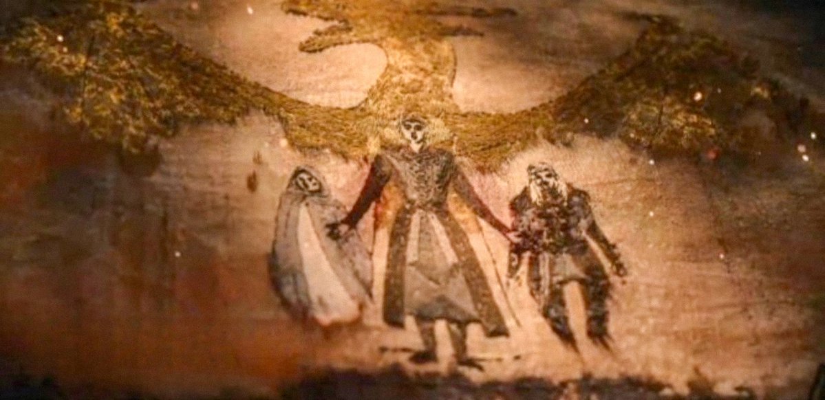 rhaenyraupdates's tweet photo. A new shot of Rhaenyra and Syrax— alongside Daemon and Mysaria— has been added to the introduction of ‘House of the Dragon.’ https://t.co/mbZeZSHCtJ