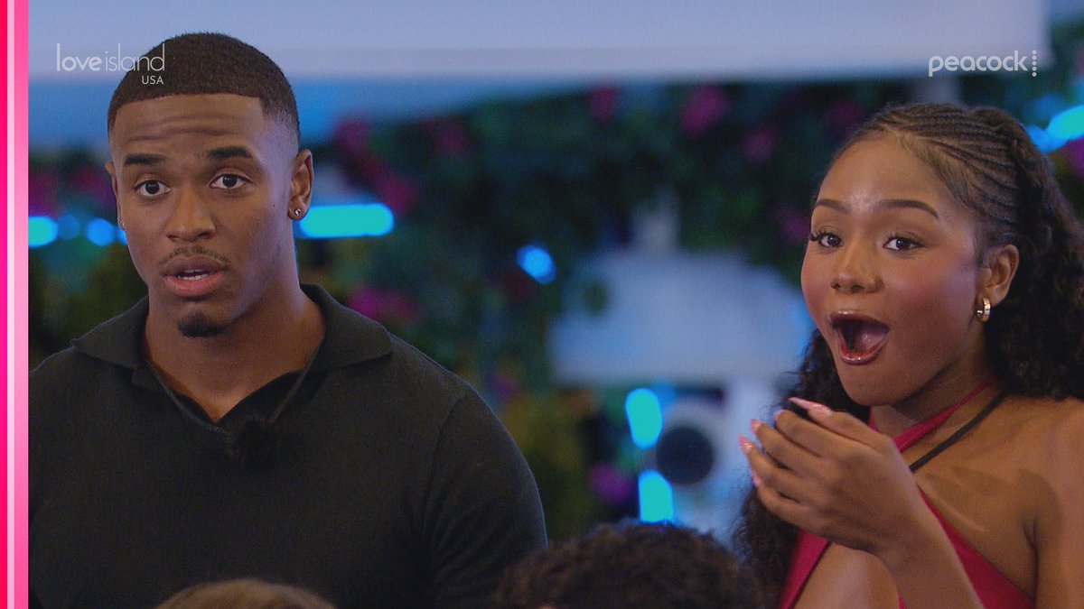 loveislandusa's tweet photo. The last couple safe is... Tierra and KC! ❤️ #LoveIslandUSA https://t.co/P09EhrFbw1