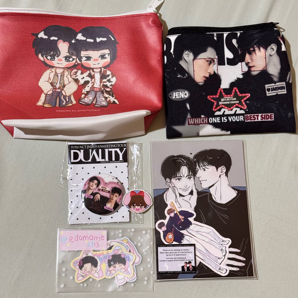 jaeminmie's tweet photo. maaciii banyaak buat kakak kakak yang berbagi freebies kemariin! 😍🫶🏻

@pinkmatteID @ylbetcha @everydaynjm @jenoricano @edamame2313 https://t.co/PwKcJD7ehW