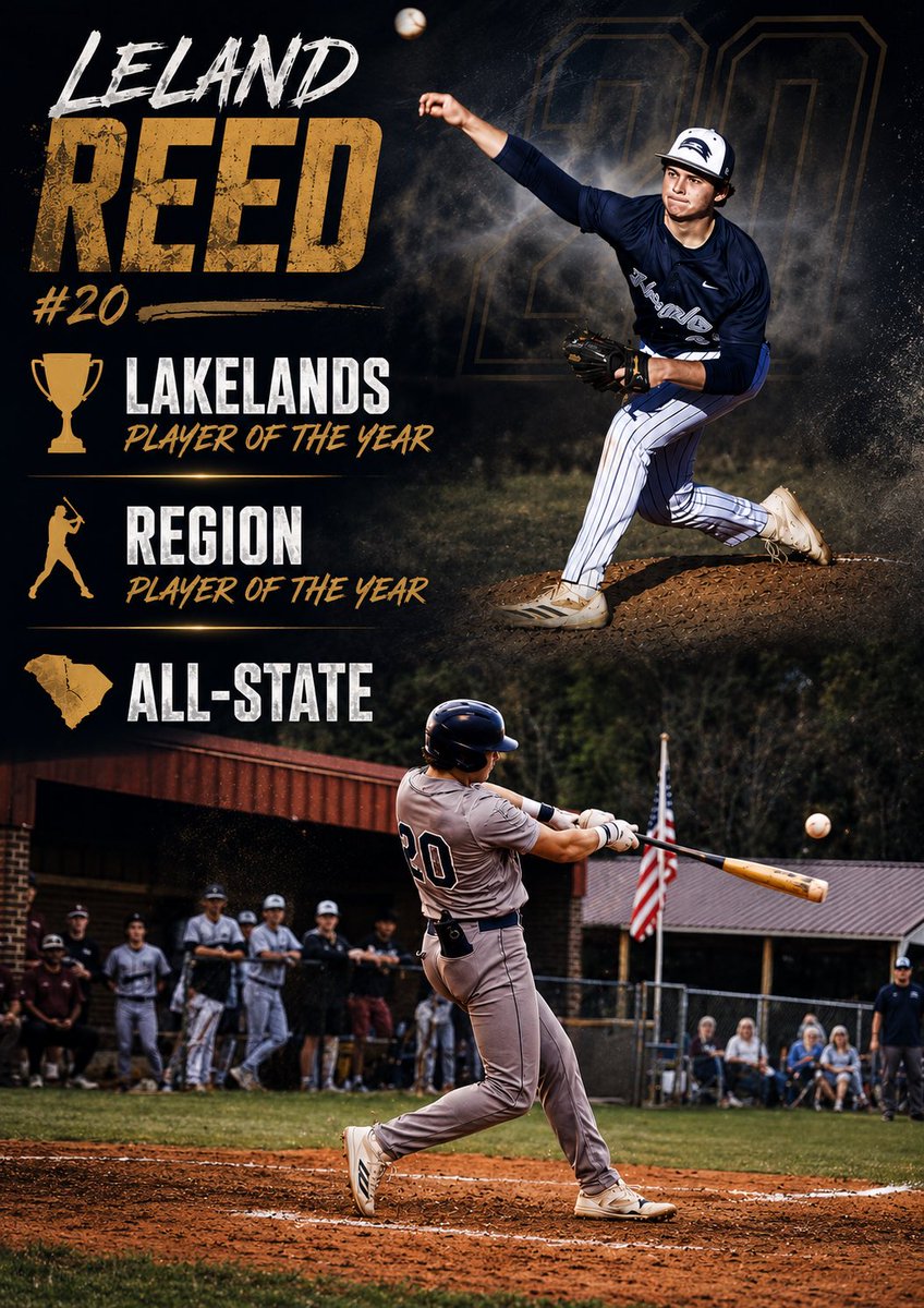 LelandReed08's tweet photo. Very Blessed to have been named Lakelands Player of the Year for my area! Thank you to @ijindexjournal for a great article. Thank you God for allowing me to play this game! #workpaysoff #nodaysoff #uncommitted https://t.co/OTJjsHCc87