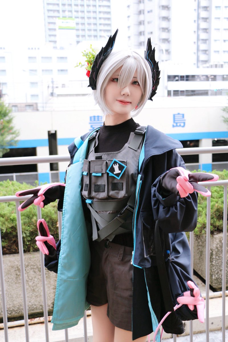 Uroko_Maru_'s tweet photo. ｱｸﾅｲ/レイディアン✈️

📷✨→@KazukiMamiya 

可愛く撮ってもらった🙌
#アコスタ池袋
#Arknightscosplay
#明日方舟cos https://t.co/k91t6Hcgjq