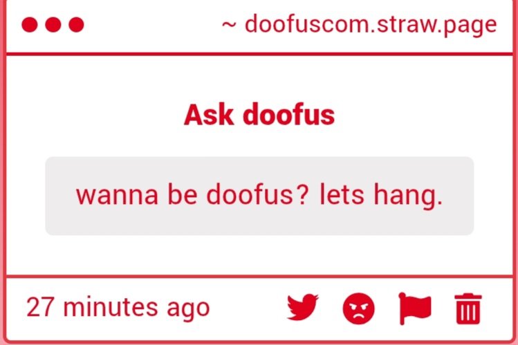 doofusberg's tweet photo. Lets be all doofuses! https://t.co/u5xHOXWvZR