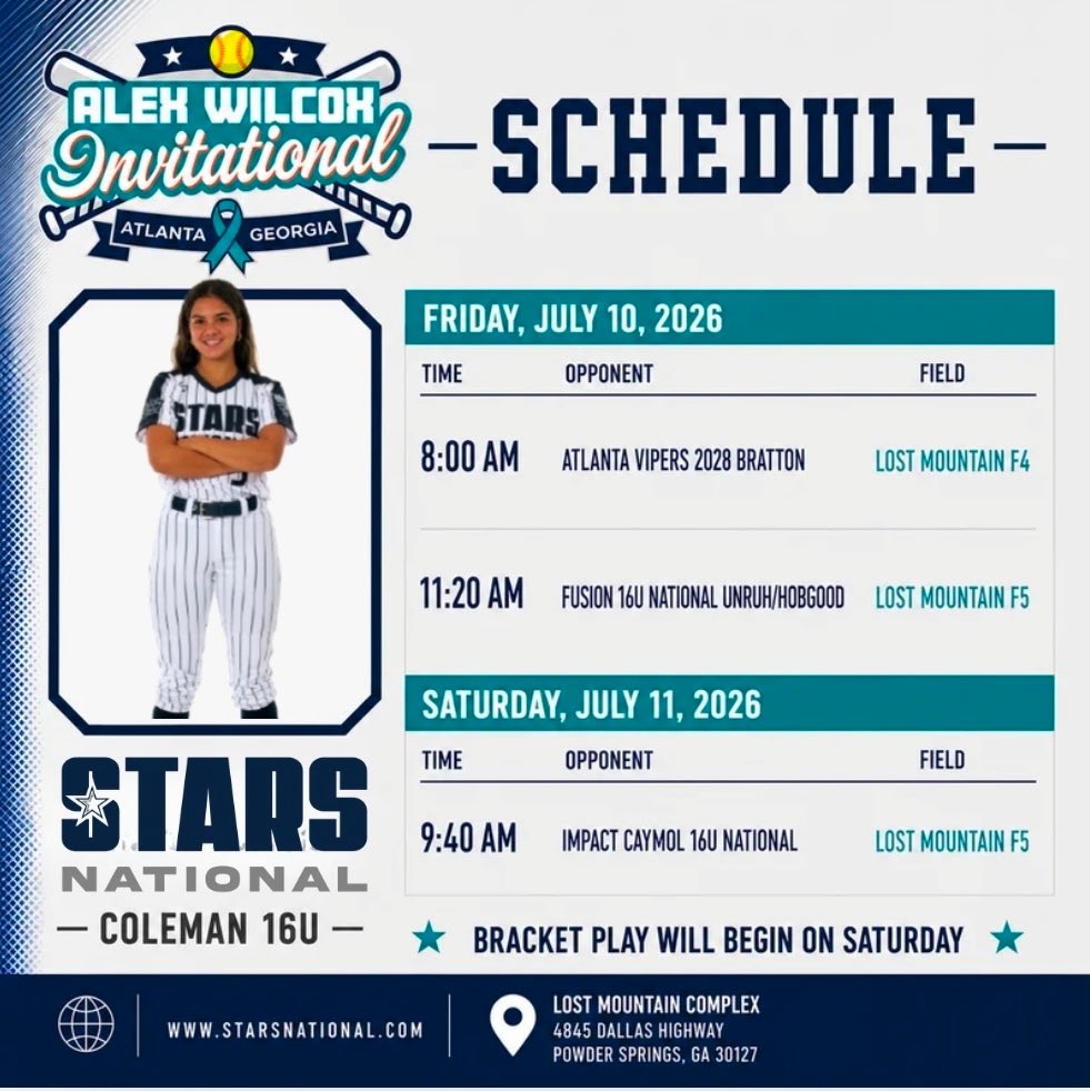 DelSanchez2027's tweet photo. @Lafayette_SB Come stop by Lost Mountain Park to check out @StarsNat16U! https://t.co/7Km6D98nkP