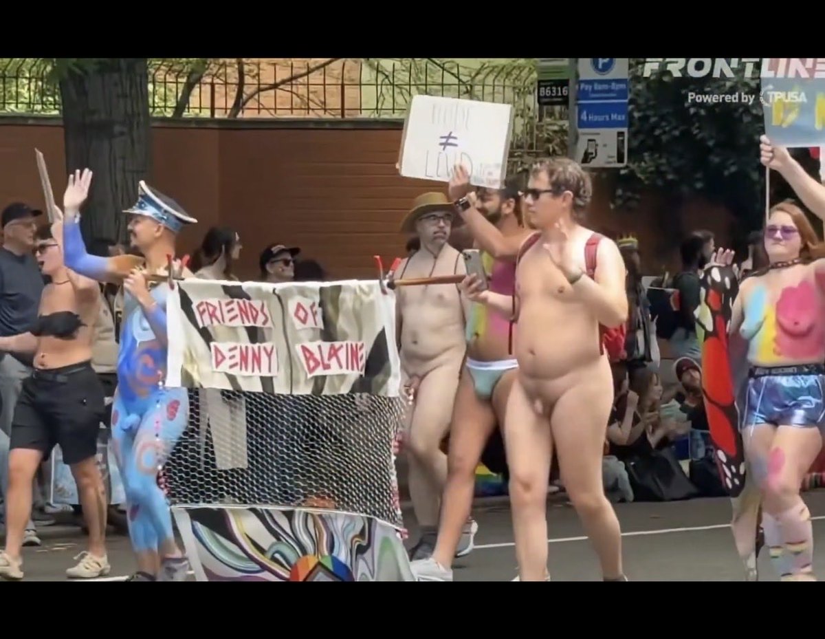 MarshalPJohnson's tweet photo. @Mikeggibbs Liberals now defending men waving their dicks in front of kids. I’d expect it from the NDP. Happy Pride. https://t.co/kyREoUrTNu
