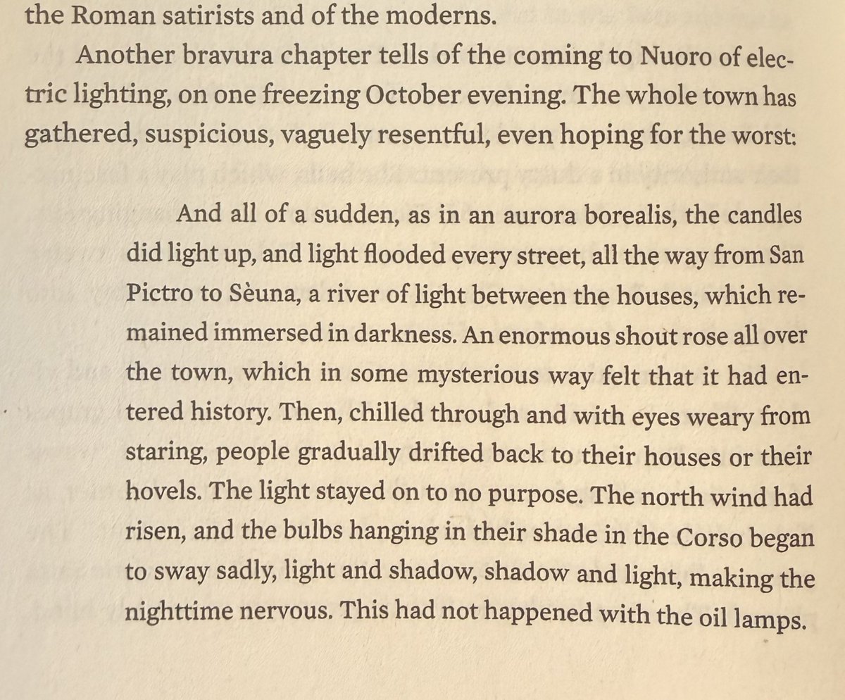 stephenkamm's tweet photo. Steiner, “One Thousand Years of Solitude,” except from Salvatore Satta’s “The Day of Judgement.” (All new to me.) It was, “ … sway sadly, light and shadow, shadow and light” that grabbed me. https://t.co/9TeEa80Zss