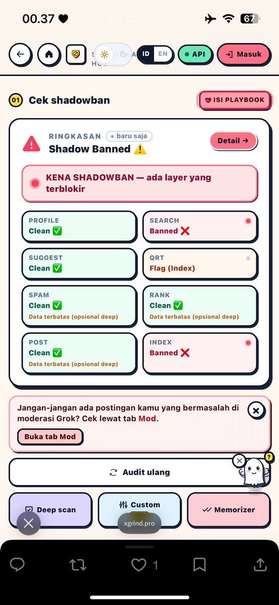 olinn23's tweet photo. pagi teman timunnn selamat menjalankan hari seninnn, semoga tidak menjadi hari menyebalkan yahhh 😎✨
btw gaiss aku iseng cek akunku dan ternyata kena shadow ban, ini cara mengatasinya gimana ya? help me pls warga X 😭😭☝️

#moots #cenblue #noncenblue https://t.co/XP3jhrzcB0