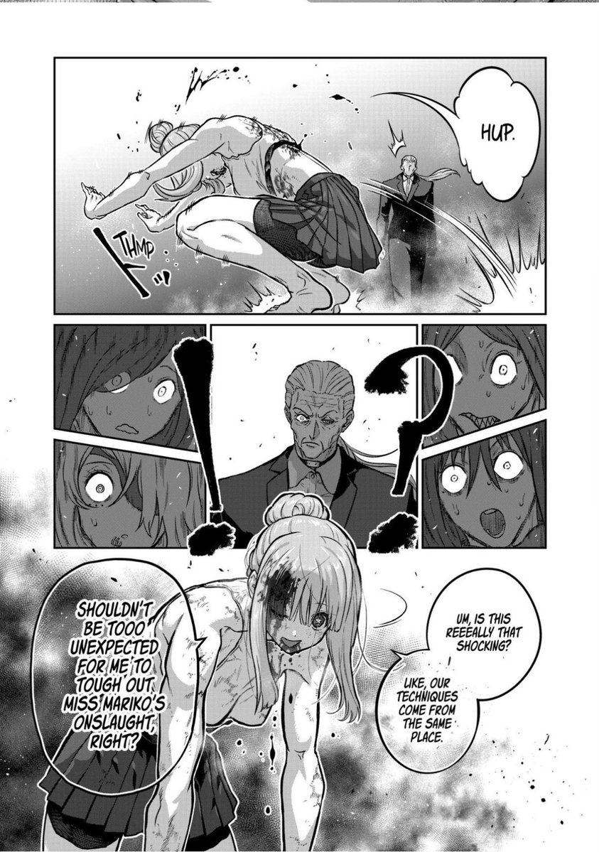 inknalysis's tweet photo. Hina you’re actually like zombie levels of insane, but you’re pretty cool for that so I can’t complain https://t.co/dIAbpx4435