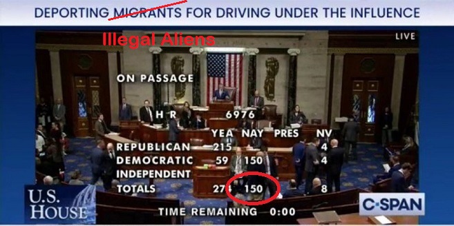 PhillipDenton's tweet photo. @SaltyGoat17 If you ever really need an excuse to deport illegal alien invaders, this one works pretty well.
Stop ALL Benefits to Illegals! They will self deport if we stop paying for them!!
DemonRats voted against every reason for deportation of law breaking illegals!! https://t.co/xTEqwt97Uz