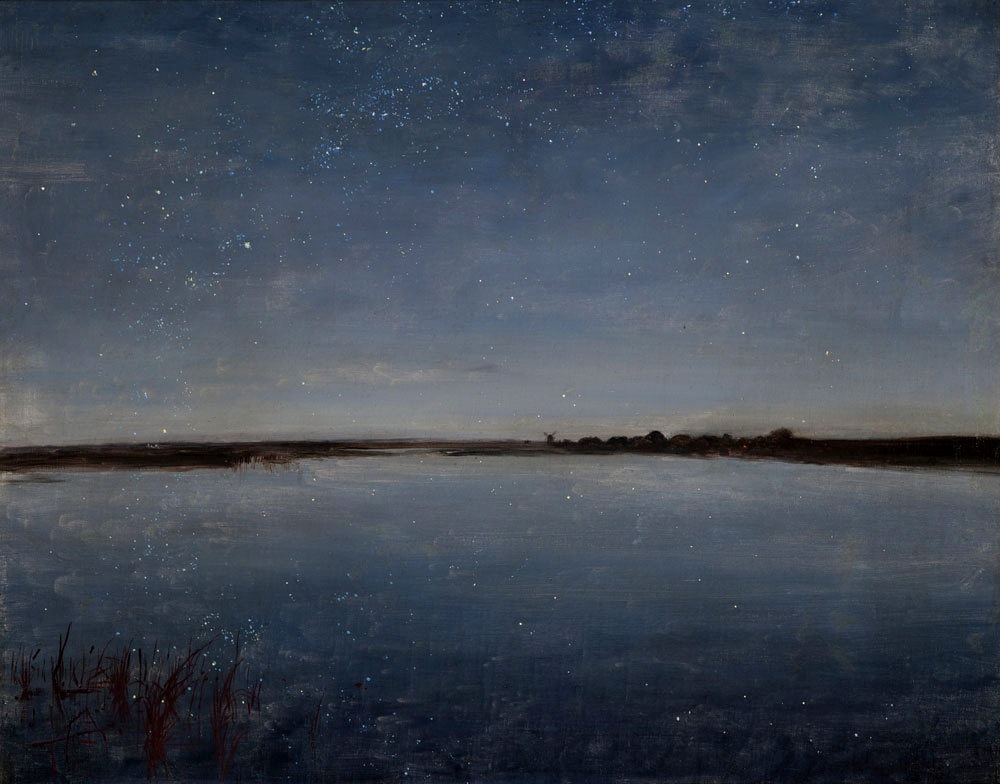 DailyClassicArt's tweet photo. Józef Chełmoński - "Starry Night" https://t.co/KnqehUUgI2