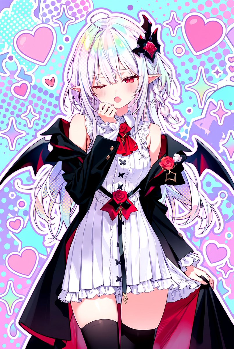 chun_paretto's tweet photo. 君の事が大好きな吸血姫💜　　　　　　　　　　　　　　　　　　　　　　　　　　　　　　　　　　　　　　　　　　　　　　　　　　　　　　　　　　　　　　　　　　　　　　　　　　　　　　　　　　　　　　　　　　　　　　　　　　　　　　　　　　　　　　　　　　　　　　　　　　　　　　　　　　　SFW illustration