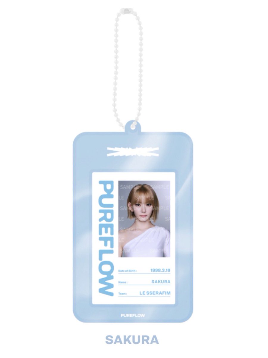 2026 LE SSERAFIM TOUR 'PUREFLOW' IN JAPAN』Official Merch #사쿠라