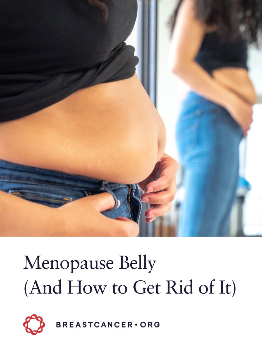 Breastcancerorg's tweet photo. Weight gain during natural or medically induced menopause isn’t just about eating more or moving less. Hormonal changes, a slower metabolism, and age-related muscle loss can all contribute to changes in where your body stores fat.

Here’s why it happens and everyday habits that may help: https://t.co/VFrEauqnFA