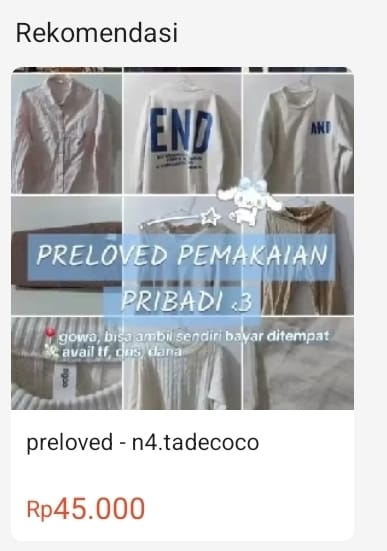kopkenth's tweet photo. preloved - pemakaian pribadi.
📍makassar
bisa co oyen🍊

#pl #preloved https://t.co/vfOv8vxb67