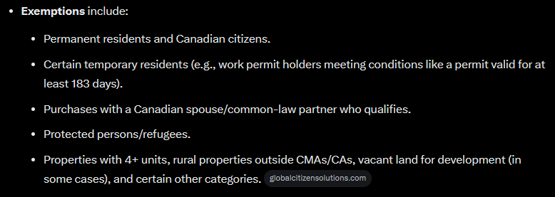 WorthlessGoyim's tweet photo. As of 2026 48% of residential property owners in Ontario are immigrants. Followed by British Columbia with 43%.

Leftists will look you in the eyes and tell you immigration has zero affect on housing prices💀

The temporary foreign ban has so many exemptions it's basically fake. https://t.co/gI2oF4cA4c