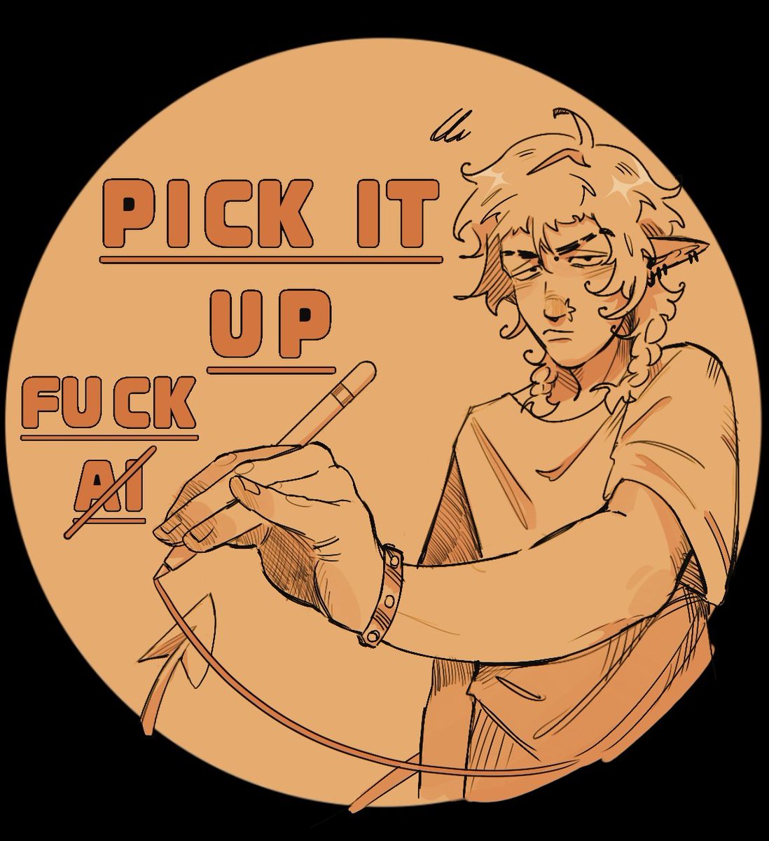 h41kokuu's tweet photo. pick up the pencil #fuckai #draw https://t.co/WYiFpjTHKV