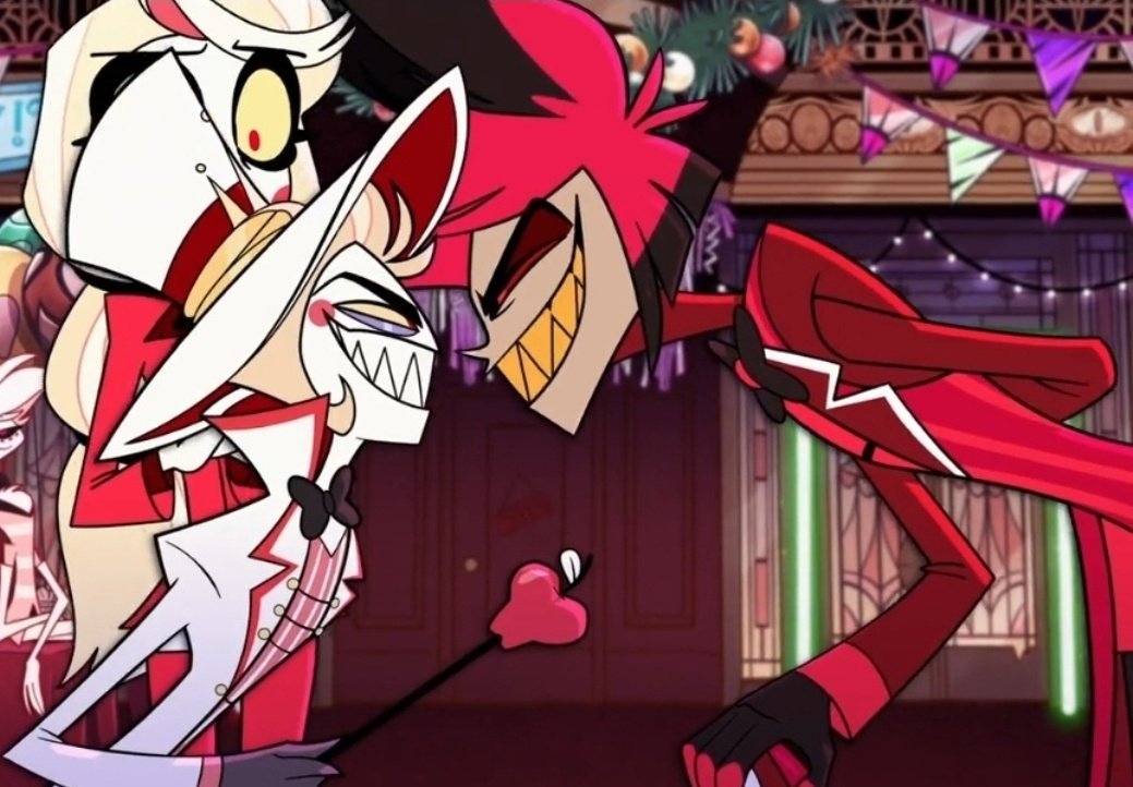 Alastorsfluffy's tweet photo. Because of how much hate Radioapple and us shippers are getting I genuinely hope Alastor and Lucifer show us sloppy in 4k on screen. #radioapple #Bambilu https://t.co/xYQfBlqBHW