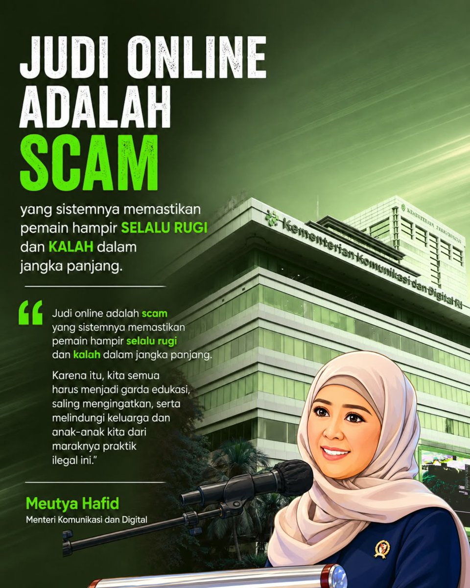 mrardira's tweet photo. kesiapan Meta untuk membentuk tim bersama dengan Komdigi demi memperkuat penanganan spam promosi judol. Mari kita kawal ruang digital yang bersih! #BersamaBerantasJudol https://t.co/D9t0gcGyDL