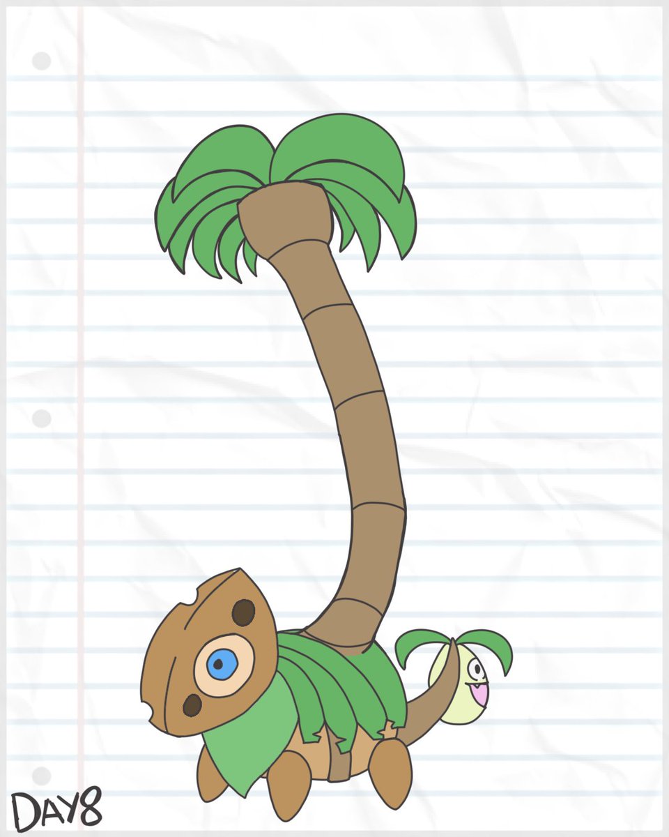 RaiTimeVTuber's tweet photo. daily digital sketchbook.
day 8 - a pokemon fusion of aron x alolan exeggutor and tropius!
#art #artist #drawing #digitalart #sketchbook #dailydrawing #drawingpractice #pokemon #pokefusion #pokemonfusion #aron #tropius #alolanexeggutor https://t.co/nFFMr4GXmS