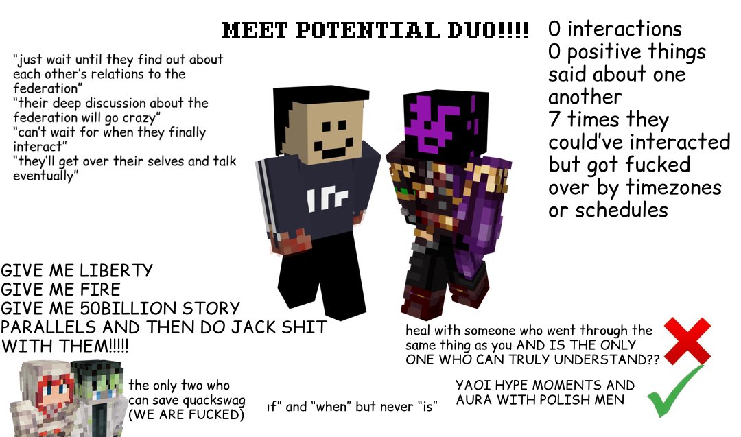 toraofag's tweet photo. it’s genuinely fucking over
#quackswag #qsmp2 https://t.co/ZYdXBCTv1j