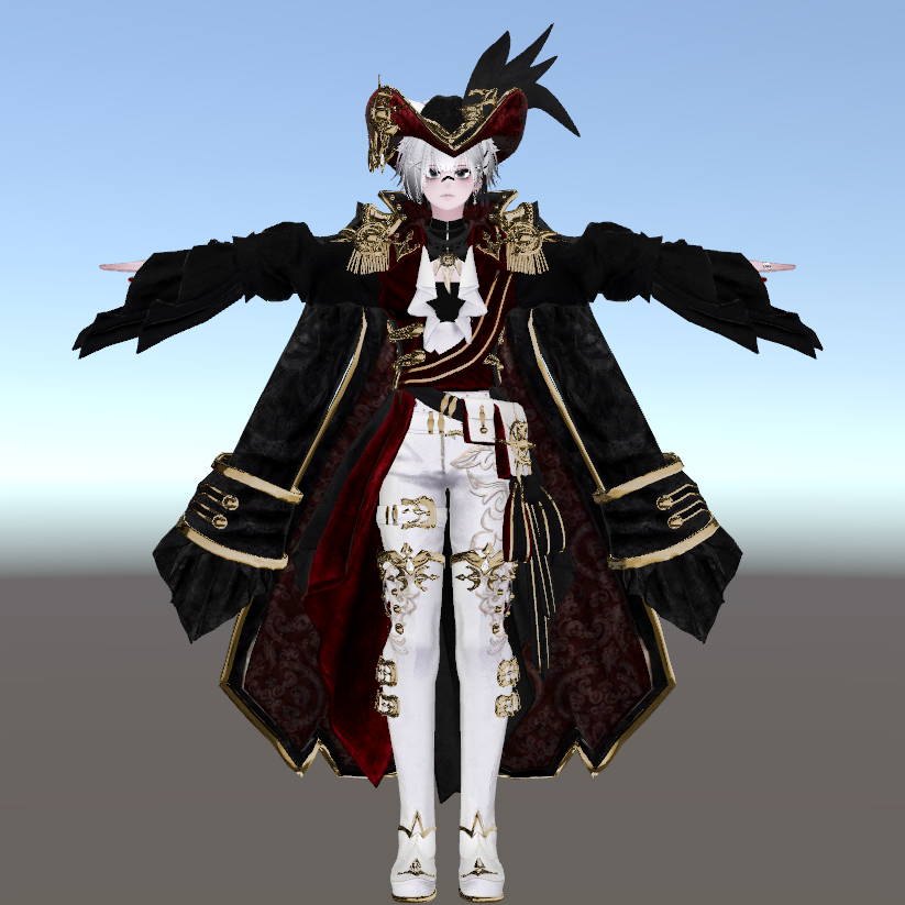 FemboySaja's tweet photo. みんな水着コーデ。
私は海賊コーデ。
#VRChat #VRChat写真 #Nakiya3D #泣夜 #Dimgrey #アバターコーデ https://t.co/qXINEOpGrG