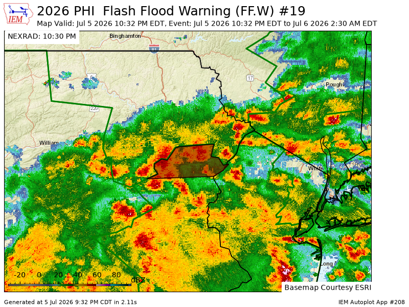 WCCH2024's tweet photo. PHI issues Flash Flood Warning [flash flood: radar indicated] for Carbon, Monroe [PA] till Jul 6, 2:30 AM EDT https://t.co/1yPuD3Ynk0 https://t.co/hGLke6LI5e