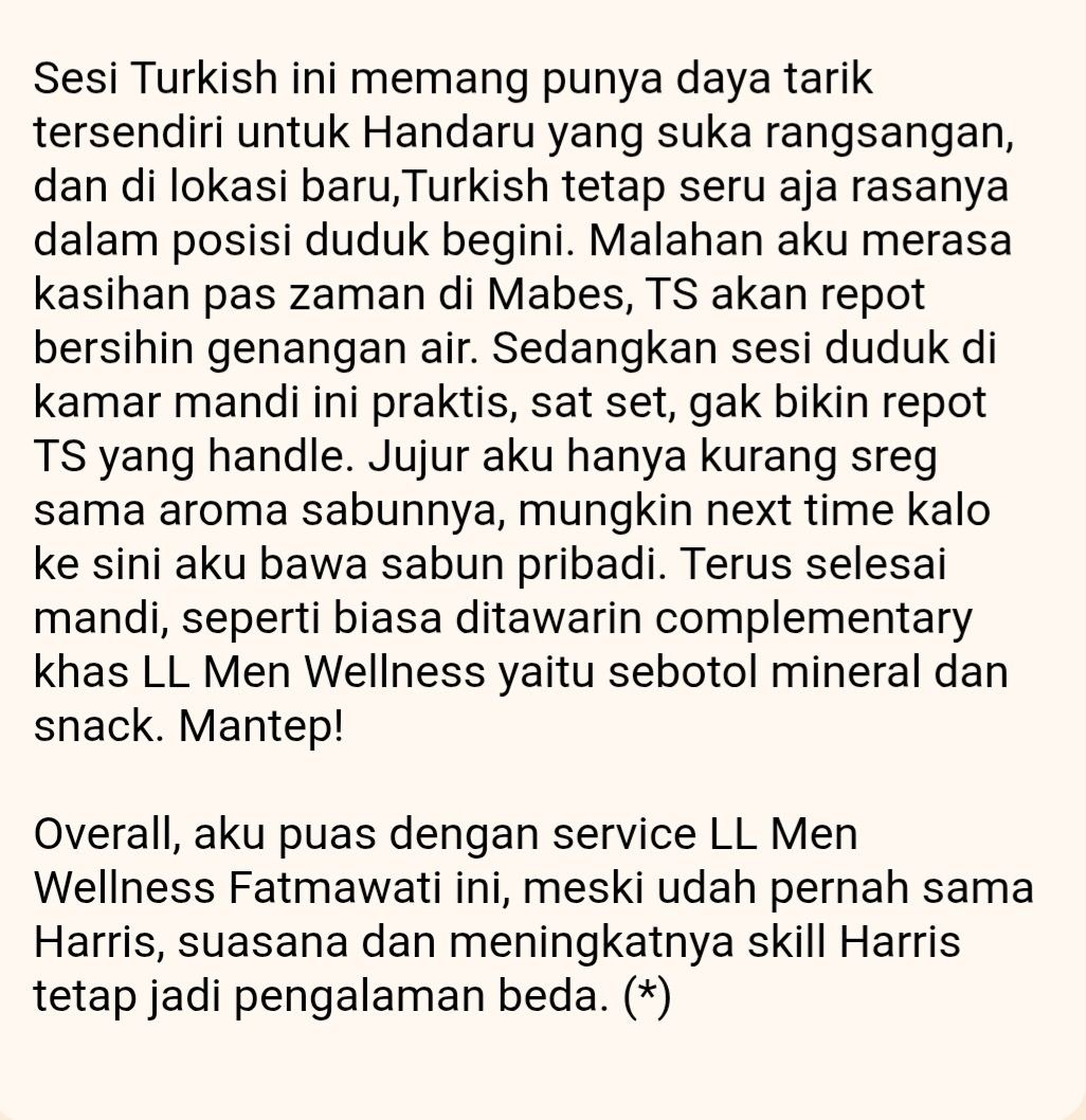 adahandaru's tweet photo. #REVIEWHANDARU 35. "Keberuntungan di Selatan" | TS: Harris LL Men Wellness Fatmawati | Rating: ⭐⭐⭐⭐ https://t.co/g6GzPQIBFP
