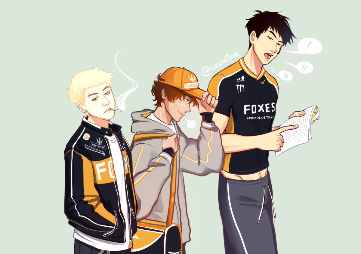 wwxtae's tweet photo. 🏁Formula1 team AU #kandreil https://t.co/GWUiyQSTV8