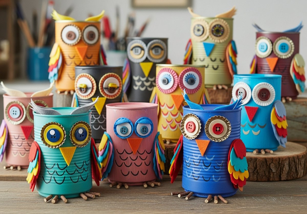 jimguido's tweet photo. Turn tin cans into adorable owls! 🦉🌿 A fun, easy upcycle perfect for your garden or windowsill. ✨
#UpcycleMagic #TinCanCrafts #DIYPlanters #CreativeReuse #EcoDecor
https://t.co/3M0Ha3hoDy https://t.co/28cB8d80L9