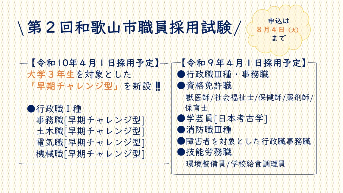 和歌山市 人事委員会事務局 (@w_city_jinjiiin) / X