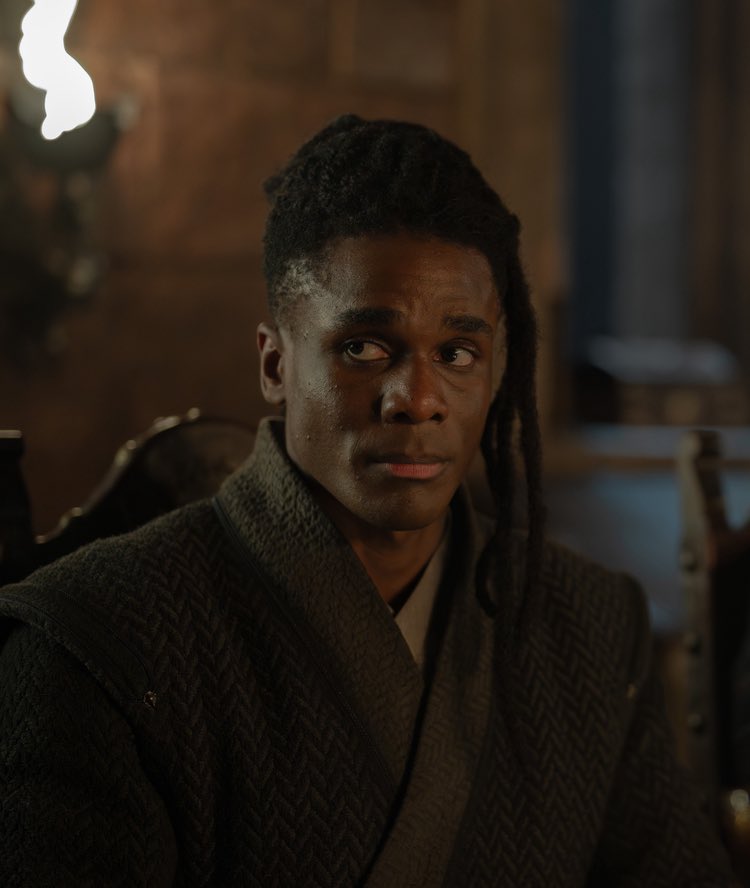 PopBase's tweet photo. Clinton Liberty tells Pop Base what Addam wants from the Dance of the Dragons Targaryen civil war in ‘House of the Dragon’:

“Addam wants clarity. Addam is probably the only person who hasn’t been in a war or even been in a physical altercation or conflict between two factions before, so he’s learning a lot—that people are very easily changed and persuaded by power, and morality starts to go out the window. But he seems to be the only one who’s trying to figure out, ‘Do I want to keep my morality and disappoint, possibly, my family, or do I want to sacrifice myself and my morality for the acceptance and validation of others, i.e. Corlys and Alyn?’ So he just wants clarity, and throughout the whole war he’s slowly gaining an understanding of what he wants to be, who he wants to be, and who he wants to surround himself with.”