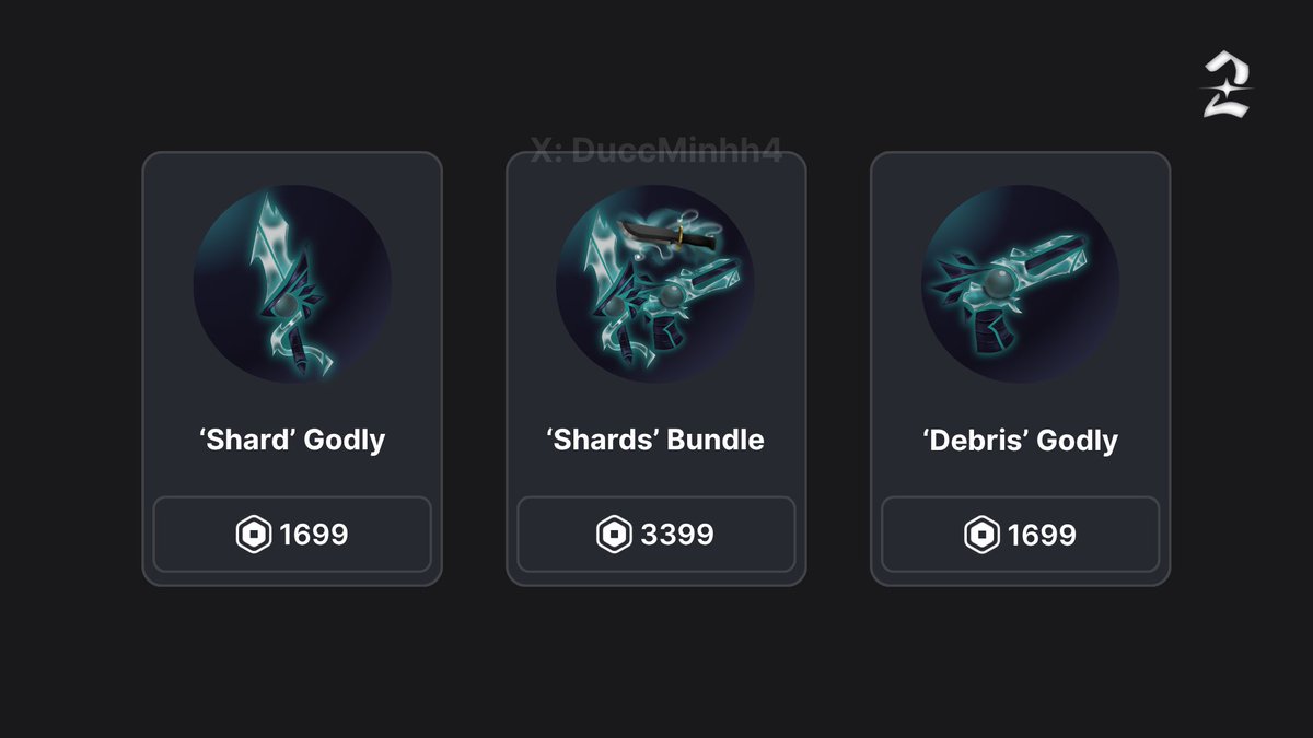 DuccMinhh4's tweet photo. M2CC's Presents
MM2 Summer 2026 Concepts - Shards/Debris theme https://t.co/pjE4vm7XAQ