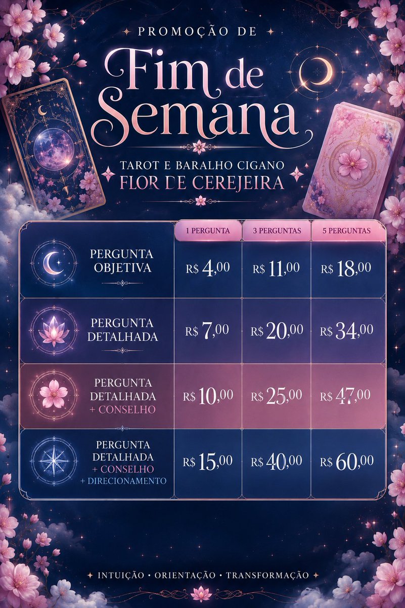 yes_vic_'s tweet photo. Mesa aberta!!

Últimos minutos da promoção! Atendimentos imediatos!

Métodos também em promoção! Feedbacks no catálogo!!

Whatsapp: https://t.co/lsbsCADZNA

#tarot #tiragens #taróloga #cartomante #espiritualidade https://t.co/GyXPtb9NOh
