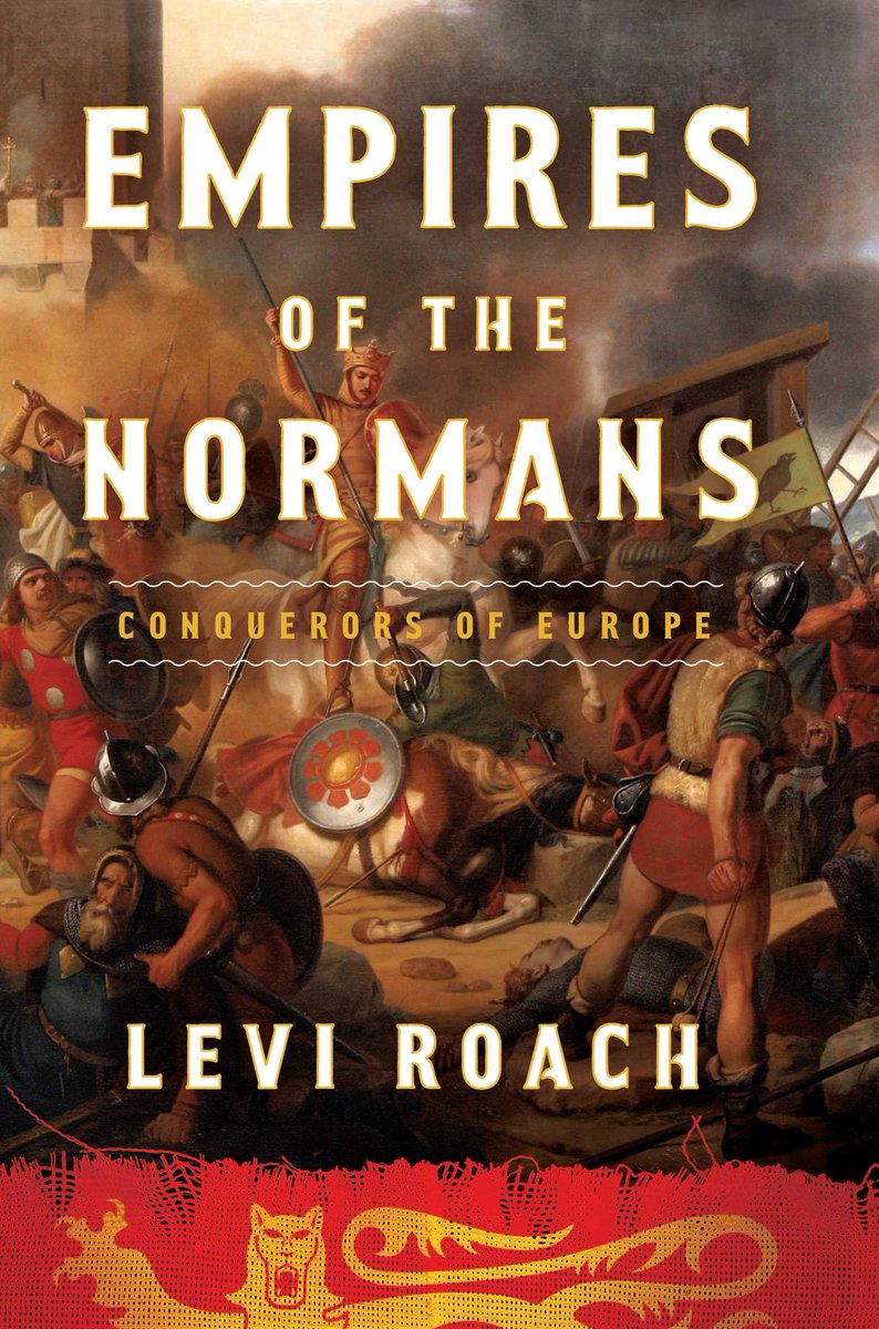 MemoryMedieval's tweet photo. Levi Roach's "Empire of the Normans" is probably the best overall scholarly work on the Normans.

Lars Brownworth is also good, not quite as scholarly, but entertaining.

John Julius Norwich has the best volumes on the Italian Normans.

And if you'd rather watch/listen, last year I collabed with @EmpiresPod to make the internets most thorough Norman documentary.

Link below 👇