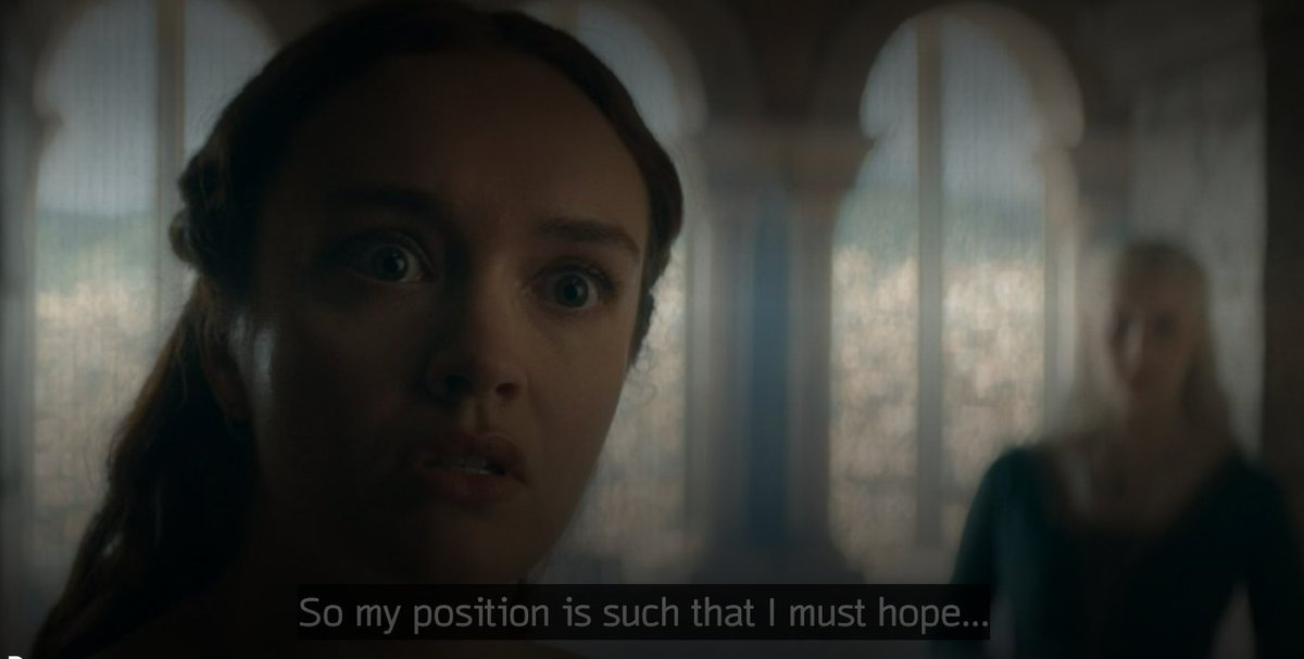 ThisGrayArea's tweet photo. This is the shit that frustrates me with #HOTD .. because this is exactly what she went to dragonstone and asked for... THIS IS EXACT POSITION! WTF ARE WE DOINGGGGGGG?????????? https://t.co/hwFucq7lKO