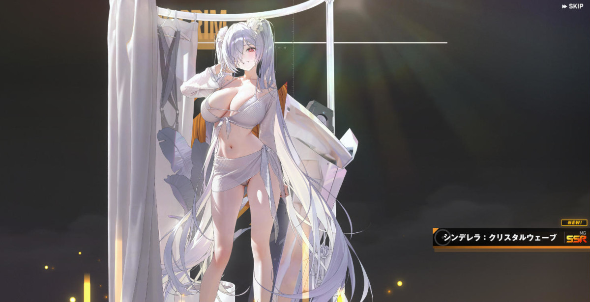 samui__'s tweet photo. NIKKE、水着シンデレラを50連でお出迎え＾＾　同時にプリカも来てくれました＞＜　#NIKKE https://t.co/2x55CiowaJ
