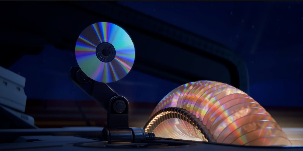 JamesDRice's tweet photo. In @Naughty_Dog 's upcoming @PlayStation game, Intergalactic: The Heretic Prophecy, the main character can be seen to be enjoying physical disc media. This is a subtle reference to the fact that physical media is more reliably available than digitally distributed media. https://t.co/FM37JN9xb0
