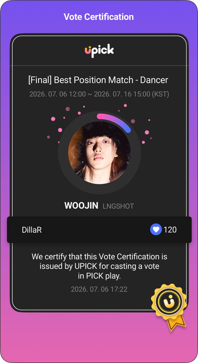 DiLLaDubu's tweet photo. Vote uri woojinie too pleaseee 🙏🏻🙏🏻 https://t.co/braliGojww