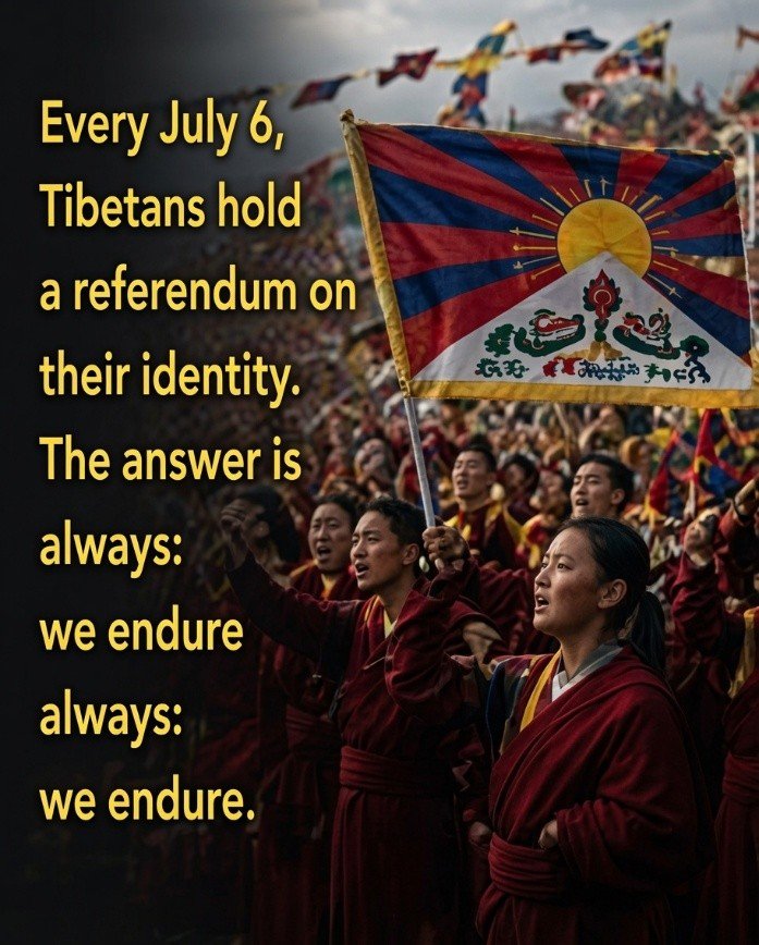 WorldInsight65's tweet photo. "Every July 6, Tibet celebrates resilience, identity, and hope that continues to endure. 🕊️🎂 #DalaiLama #Tibet #Resilience" https://t.co/pzecpDRMj8