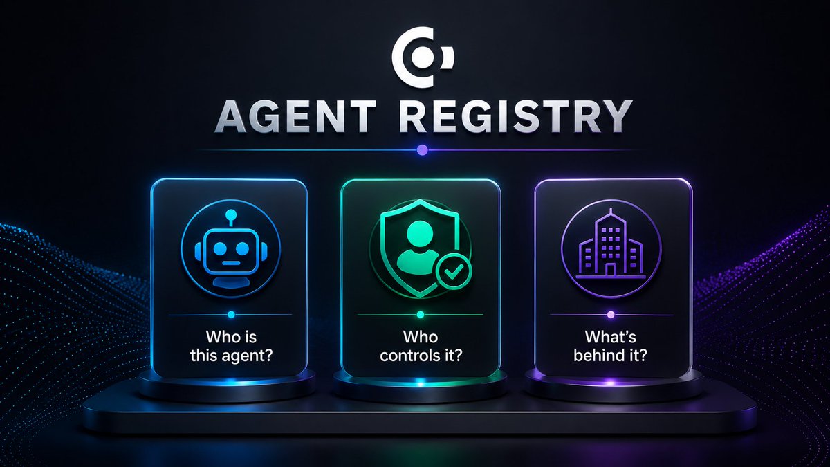 rukky_003's tweet photo. Before an AI agent moves value, makes decisions, or acts on your behalf, there is a fundamental trust problem most systems ignore.

Not what the agent can do.

But what the agent actually is.

Who created it. 
Who controls it. 
And what identity is behind its actions.

Without answers to these questions, AI agents become powerful but unaccountable systems, capable of operating faster than our ability to verify them.

This is where the @Concordium Agent Registry becomes important.

It introduces a verifiable layer of identity for AI agents, ensuring that every agent interacting in a system can be traced back to a responsible entity, while still preserving privacy through cryptographic design.

So instead of blindly trusting agent behavior, we can now verify: not just what the agent is doing, but who stands behind it.

That shift is what turns AI from opaque automation into accountable infrastructure.
concordium:native