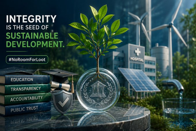 ayaatgul's tweet photo. Corruption stifles local innovation and scares away honest foreign investments. It costs us jobs.
 
#NoRoomForLoot https://t.co/mgN8HEsDrj