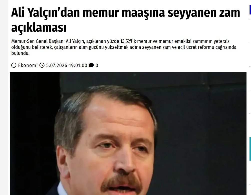 SedatAtlas79's tweet photo. 🔴 Refah Payı Seyyanen Değil, Oransal Zam Olarak Verilmelidir!
👉Seyyanen zam ilk bakışta düşük maaşlı kamu görevlileri için destek gibi görünse de uzun vadede maaş hiyerarşisini bozan, eğitim, risk, sorumluluk ve görev farklarını yok sayan bir uygulamaya dönüşmektedir.
👉Ayrıca seyyanen zamların memur emeklilerine yansıtılmaması, çalışan memur ile emekli memur arasındaki makası daha da açmaktadır.
👉Bugün kürsülerden “maaş hiyerarşisi bozuldu” diye haykıranların, aynı anda seyyanen zam talep etmesi açık bir çelişkidir.
👉Ancak ne yazık ki artık “Geçti Bor’un pazarı, sür eşeği Niğde’ye” denilecek noktadayız. Toplu sözleşmeye imzalar atılmış, katsayılar yayımlanmış, alkışlar tutulmuş… Kimin gazını alıyoruz !!