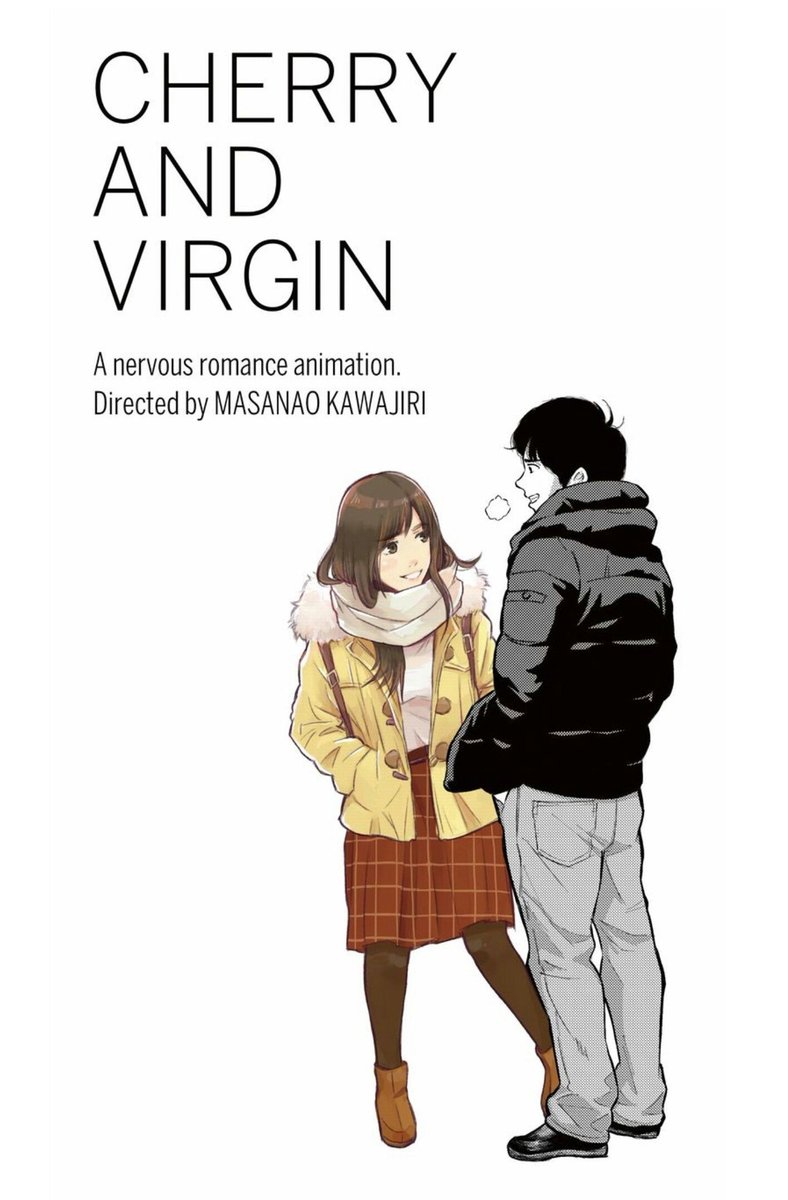 SugoiLITE's tweet photo. Masanao Kawajiri's 2027 Original Romcom Anime Film "CHERRY AND VIRGIN" — "Completed Production" &amp; listed for runtime of 1 HOUR 26 MINUTES

📖A fateful encounter between 32 y/o eromanga author defenseless against women, and 28 y/o fujoshi who doesn't have good impression of 3D men https://t.co/5mW2PIiWX8