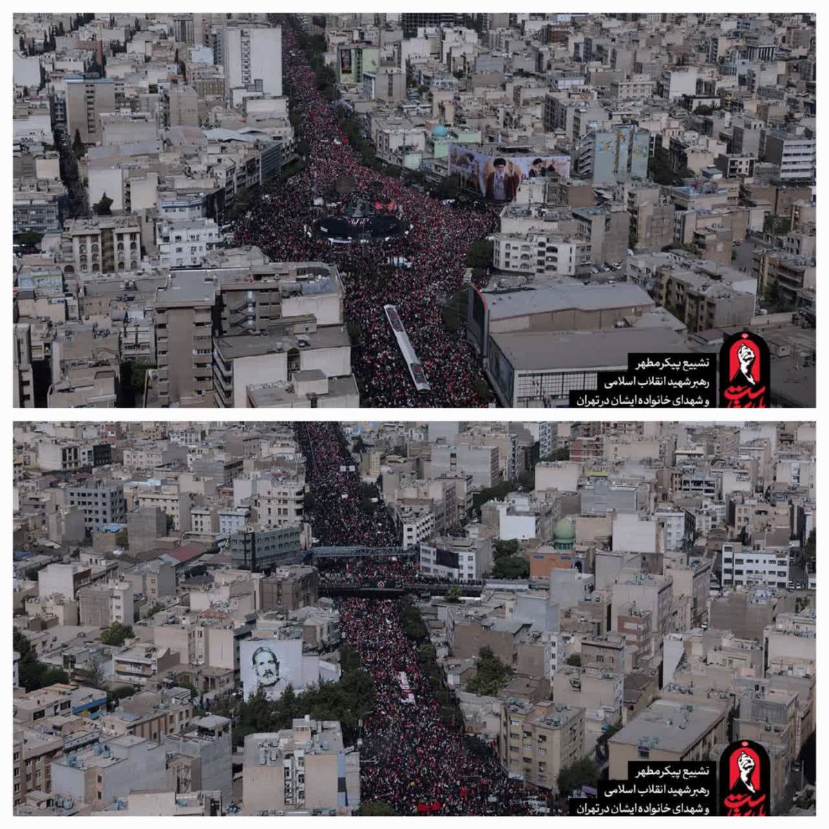 OneandOnly_313's tweet photo. دشمن تمام زر و زورش رو بکار برد که این قاب رو نبینه!
امروز سید علی خامنه ای تشییع نشد؛تکثیر شد:) https://t.co/jxUVqA87EB