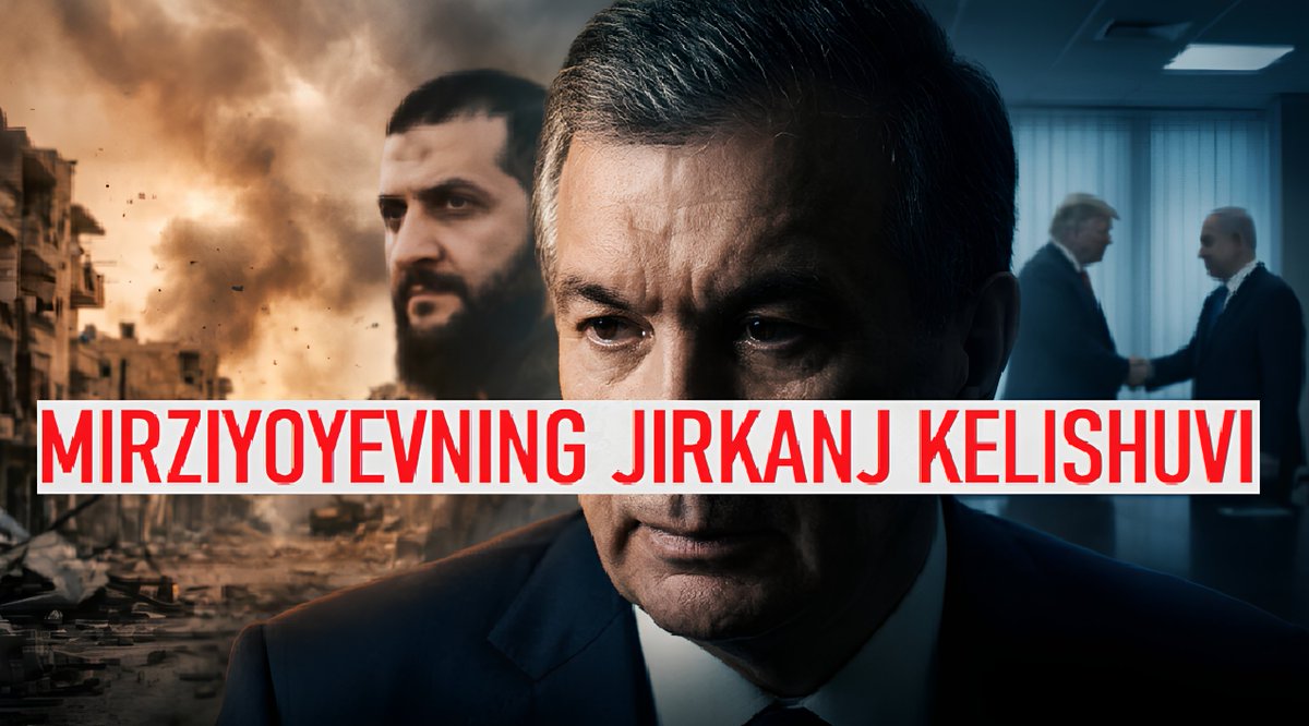 erkinozbekiston's tweet photo. Mirziyoyevning geosiyosiy sharmandaligi: Suriyada oʻzbek maxsus xizmatlari josuslarining oʻldirilishi.
Nima uchun oʻzbek josusi chechen jangchisi sifatida koʻrsatildi?
Batafsil: https://t.co/zSZivu1qPR https://t.co/BNplnW58bP