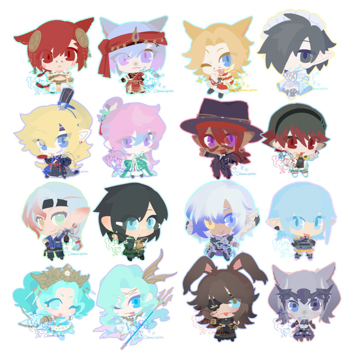 enbitsu02406's tweet photo. commission https://t.co/NwYb08vVJq
